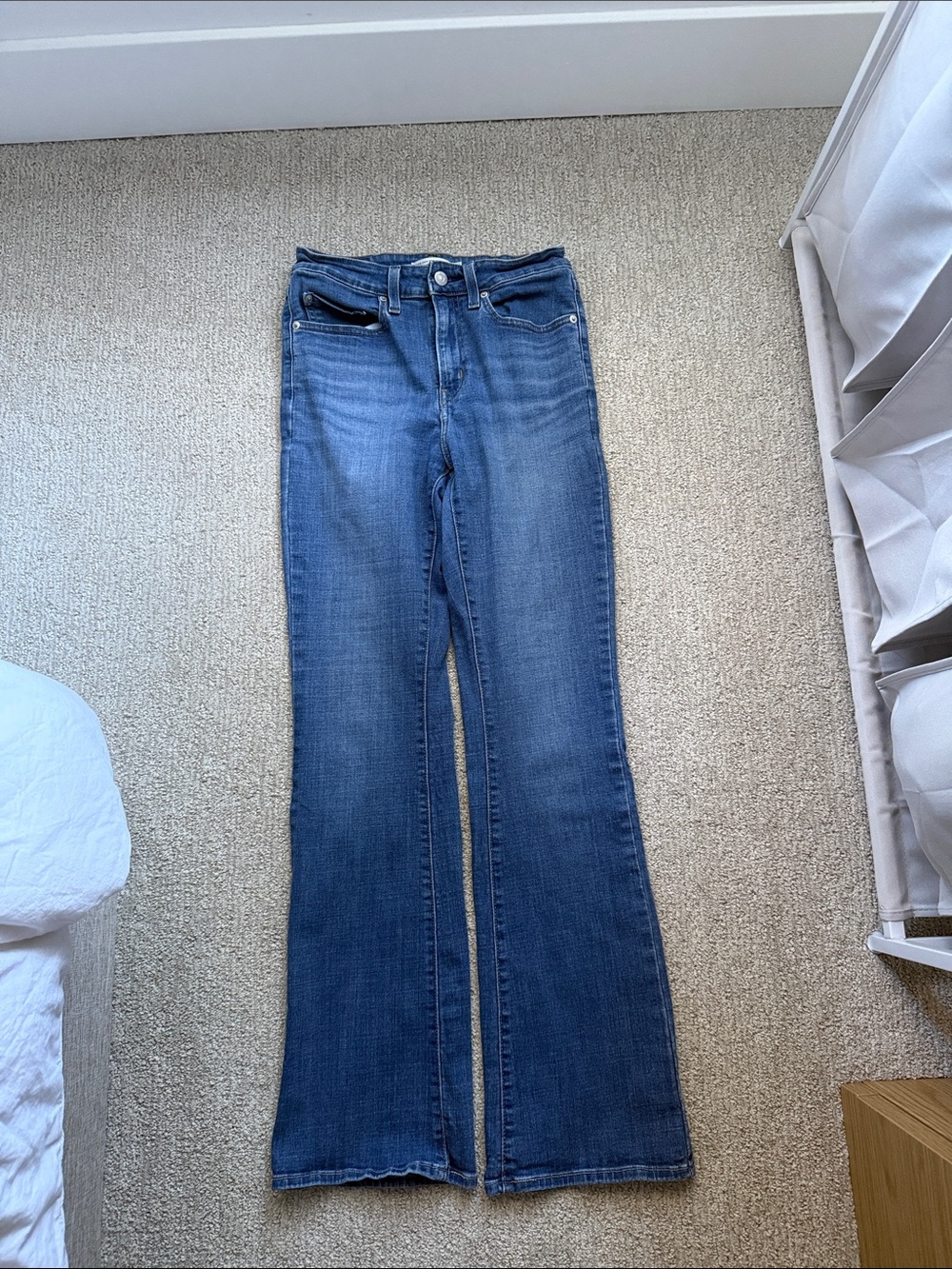 Levi's Medium Blue Boot Cut Jeans